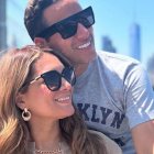 Gabriela con su novio.