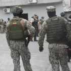 Militares en estado de excepción.