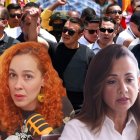 Alondra Santiago reaccionó en su programa a las declaraciones de Marcela Aguiñaga sobre la marcha de Daniel Noboa contra los jueces de la Corte Constitucional.