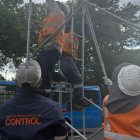 AMC ejecutó un operativo y retiró estructuras metálicas en el centro norte de Quito