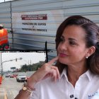 La prefecta Marcela Aguiñaga señaló que la paralización de los pasos elevados ha provocado tráfico y malestar entre los ciudadanos, aunque aclaró que esta situación no fue intencional por parte de la Prefectura.