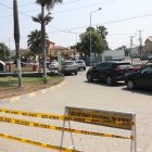 Zona de ingreso a la urbanización Málaga 2, en La Aurora (Daule).