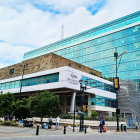 Edificio de la Corte Provincial de Justicia del Guayas, en el centro de Guayaquil.