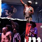 Artistas en el escenario de Saca El Diablo.