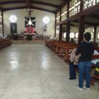 Las misas están suspendidas en Olón.