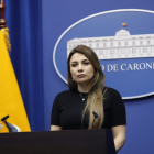 La vocera Carolina Jaramillo realizó declaraciones sobre el financiamiento de la marcha convocada por Daniel Noboa