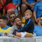 Neymar Jr y el primero de sus cuatro hijos David Lucca tienen una conexión especial.