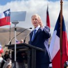 El candidato presidencial José Antonio Kast, durante el lanzamiento de su campaña este lunes 18 de agosto de 2025, en Antofagasta (Chile).