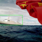 Dron marítimo estadounidense se topó con un portaviones chino