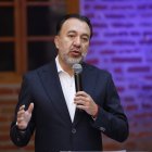 El acalde Pabel Muñoz durante la rueda de prensa que dio este martes 19 de agosto de 2025.