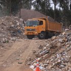 En Pifo se inauguró la primera planta para reciclar escombros de Quito.