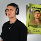 Álex Ponce en Premios Juventud