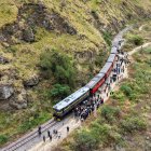 .- Fotografía aérea cedida por el Ministerio de Transporte y Obras Públicas de Ecuador.