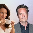 Kristen y Mathew Perry.