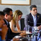 El Viceministro del Deporte, José David Jiménez, participó ayer de una reunión con el Ministerio de Educación.