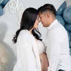 Katty García y su pareja cuentan las horas que faltan para la llegada del niño.