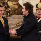 Daniel Noboa visitó a Javier Milei en Argentina, su última parada de la gira a América del Sur.