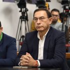 Fotografía de archivo del expresidente de Perú, Martín Vizcarra, en una audiencia en Lima.