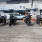 Los antisociales se llevaron siete motocicletas del camión de carga.