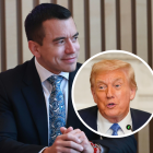 Daniel Noboa y Donald Trump ya se reunieron en la residencia de Palm Beach del mandatario estadounidense.