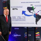 El ministro Diosdado Cabello, hablando durante un acto de gobierno este lunes 25 de agosto de 2025, en Caracas (Venezuela)