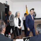 La audiciencia contra Pabel Muñoz se realizó en la Corte de Justicia de Pichincha.