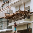 El Municipio de Guayaquil empezó a notificar en el centro de la ciudad sobre la obligatoriedad de pintar las fachadas y los cerramientos.