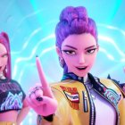 Escena de KPop Demon Hunters.