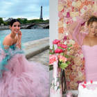 El tul se usa con frecuencia en estilos románticos y elegantes.