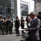 El vocal suplente del Consejo de Participación Ciudadana Óscar Ayerve acudió el 28 de agosto de 2025 al organismo.