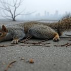 HECHA CON IA | Denuncian muerte de ardillas por fumigación en Lomas de Urdesa.
