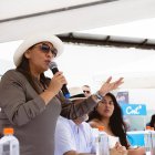 La ministra de Gobierno, Zaida Rovira, en un evento público.