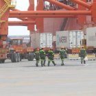 Hay trabajo normal en el puerto de Guayaquil.