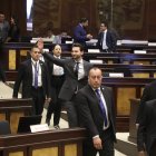 El presidente de la Asamblea Nacional es el oficialista Niels Olsen.