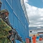 Seguridad. Los militares y policías forman parte de los perímetros de control externo de las cárceles del país.