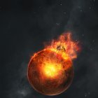 El rocoso interior de Marte revela sus violentos orígenes.