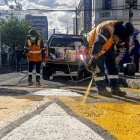 En los alrededores de 89 establecimientos educativos colocaron nueva señalización para dar mayor seguridad vial en este regreso a clases.