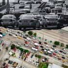 El Municipio de Guayaquil construye dos pasos a desnivel en la avenida Juan Tanca Marengo, con lo que asegura se resolverá la congestión vehicular.