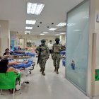 Presencia de militares en el Hospital Icaza Bustamante previo al ataque armado