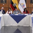 Gonzalo Albán, vocal del Consejo de Participación, enfrentó al asambleísta oficialista, Keevin Gallardo, en el juicio político que el legislador planteó.