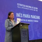 La ministra Inés Manzano emitió un pronunciamiento oficial sobre el proyecto Loma Larga señalando que es  una "realidad ineludible".