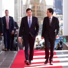 Marco Rubio se reunió con Daniel Noboa y la canciller este 4 de septiembre.