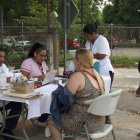 Migrantes reciben atención médica y participan en jornadas de vacunación en Tapachula, Chiapas