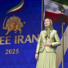 Maryam Radjavi es la presidenta del Consejo Nacional de Resistencia de Irán, que representa a la oposición iraní en el exilio.