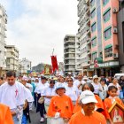 El evento religioso congregó a integrantes de más de una treintena de parroquias marianas de Guayaquil.