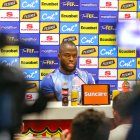 El jugador de la selección Ecuador, Enner Valencia, en una de sus ultimas previo al último duelo eliminatoria ante Argentina.