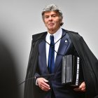 El juez de la Primera Sala de la Corte Suprema de Brasil, Luiz Fux, en el Supremo Tribunal Federal en Brasilia (Brasil).