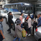 El tránsito se ha visto colapsado en el centro de Guayaquil durante este 11 de septiembre .