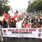 La UNE será una de las organizaciones sociales que encabezará la marcha contra el Gobierno de Daniel Noboa.