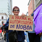 Marcha en Quito en contra de Daniel Noboa.